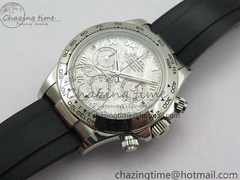 SA4130 904L SS Daytona Best 1:1 ‘Meteorite’ Oysterflex Case V4 Strap Noob on 116519 Edition 0327